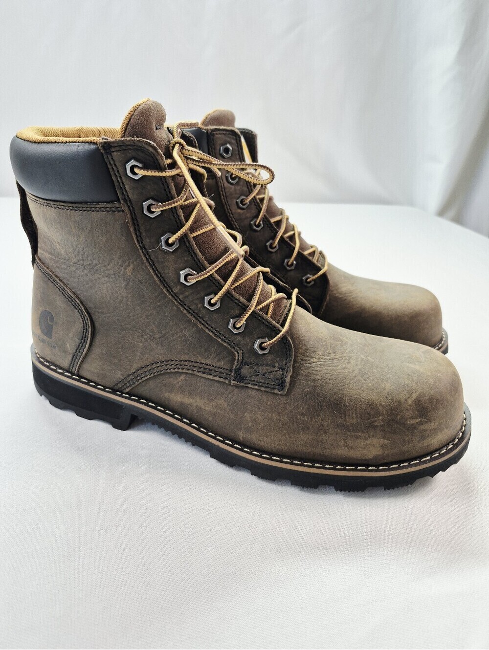 Carhartt Men's 11.5- 6" Frontier Water Resistant Composite Toe Boots Brown